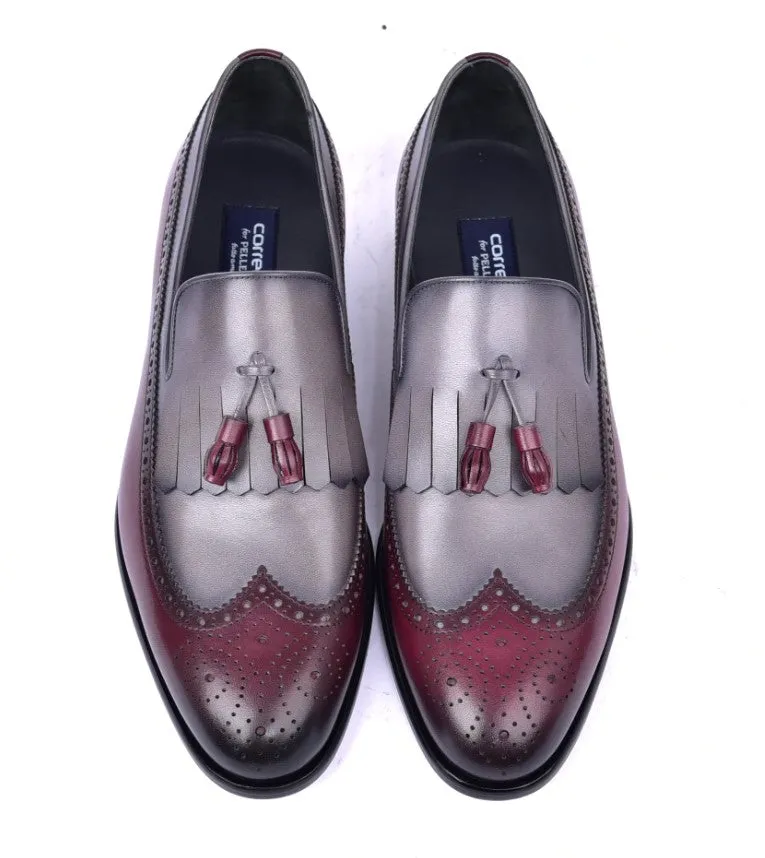 Style: 7397-Burgundy/Grey