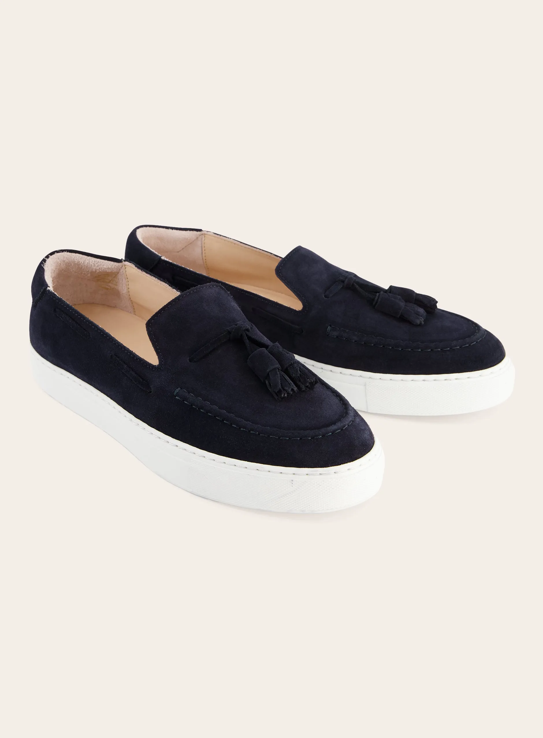 Suède tassel loafers
