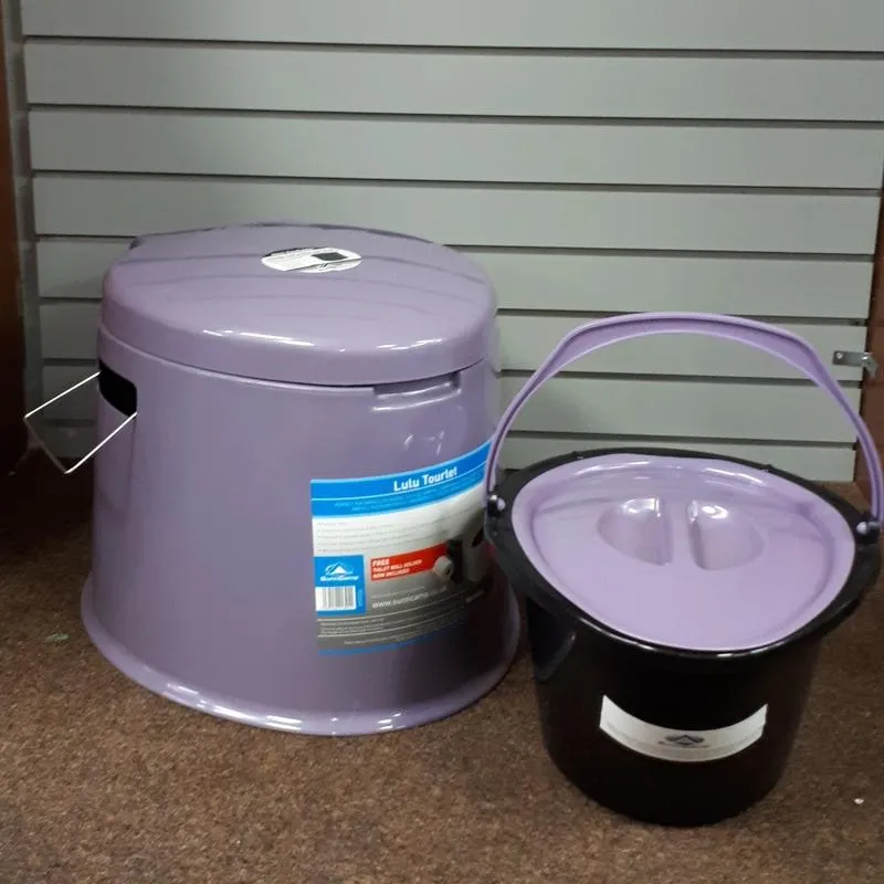 SunnCamp  LULU Tourlet Camping Toilet with Toilet Roll Holder