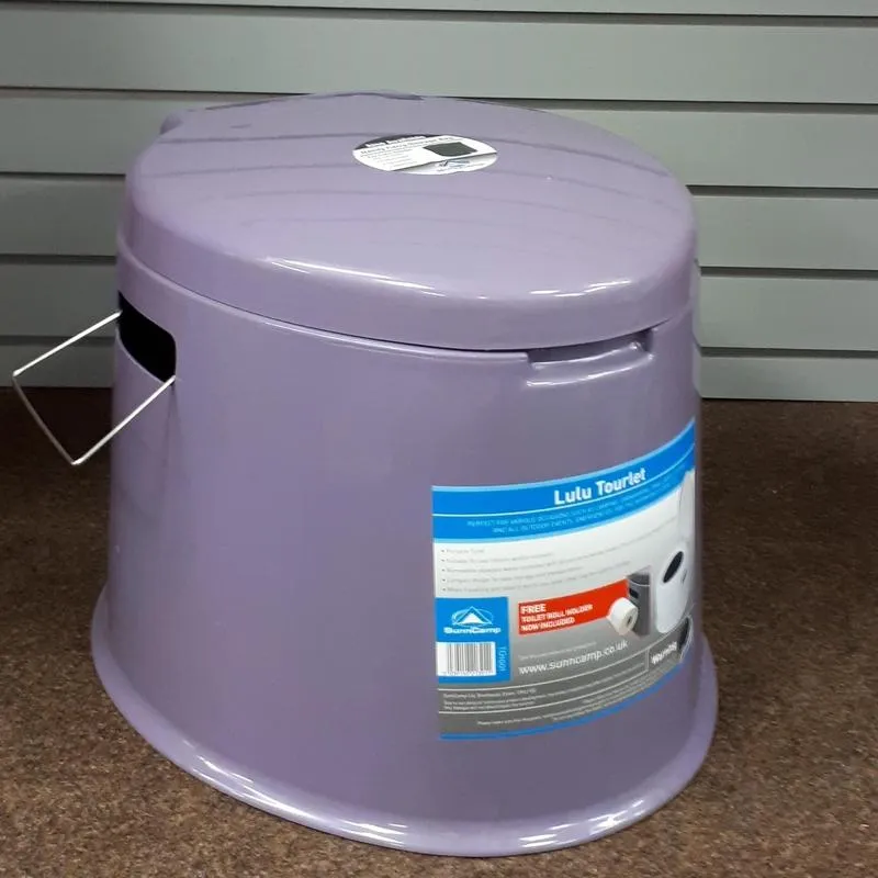 SunnCamp  LULU Tourlet Camping Toilet with Toilet Roll Holder