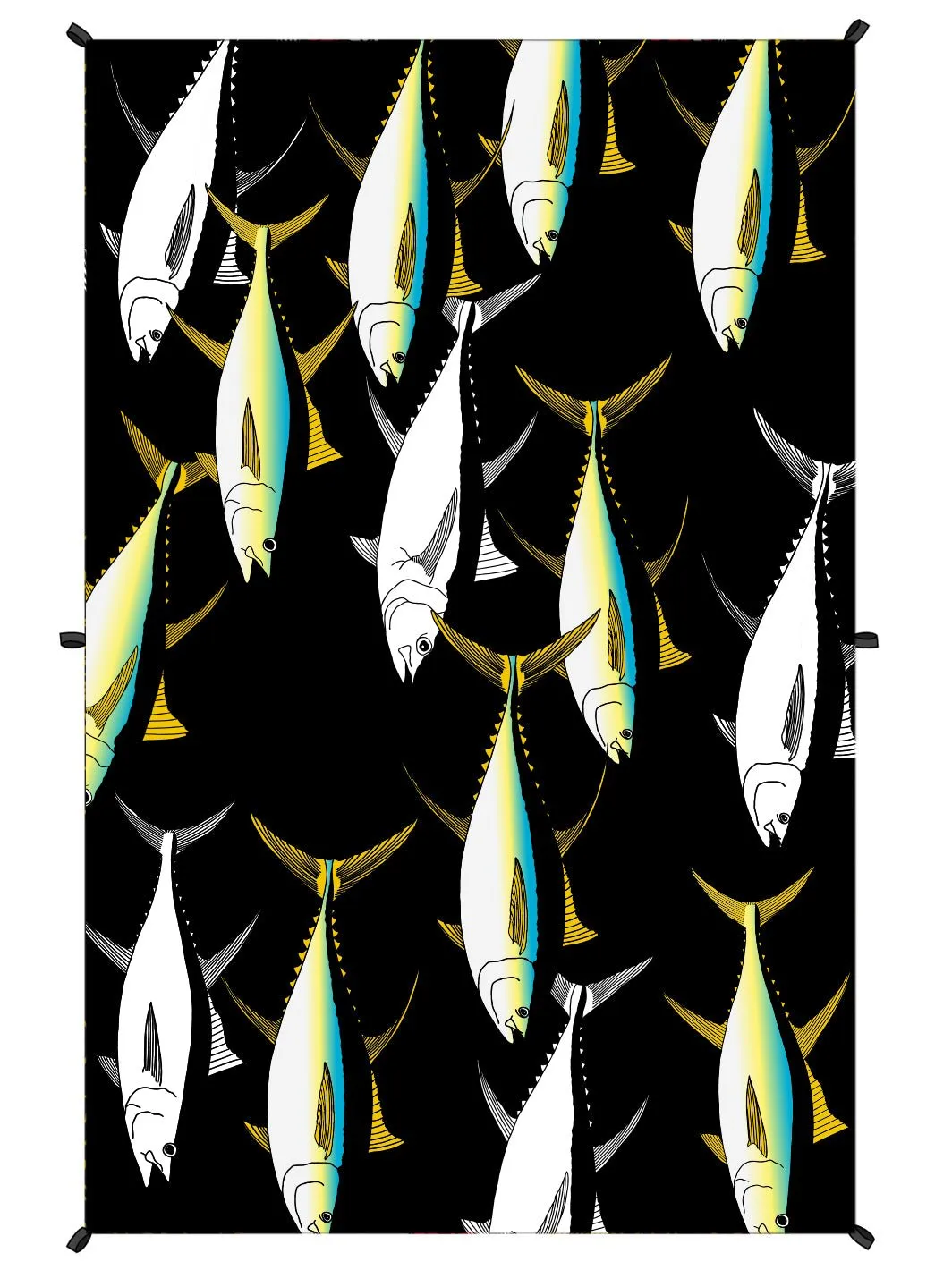 T&C Surf Ahi Microfiber Party Towel Blanket