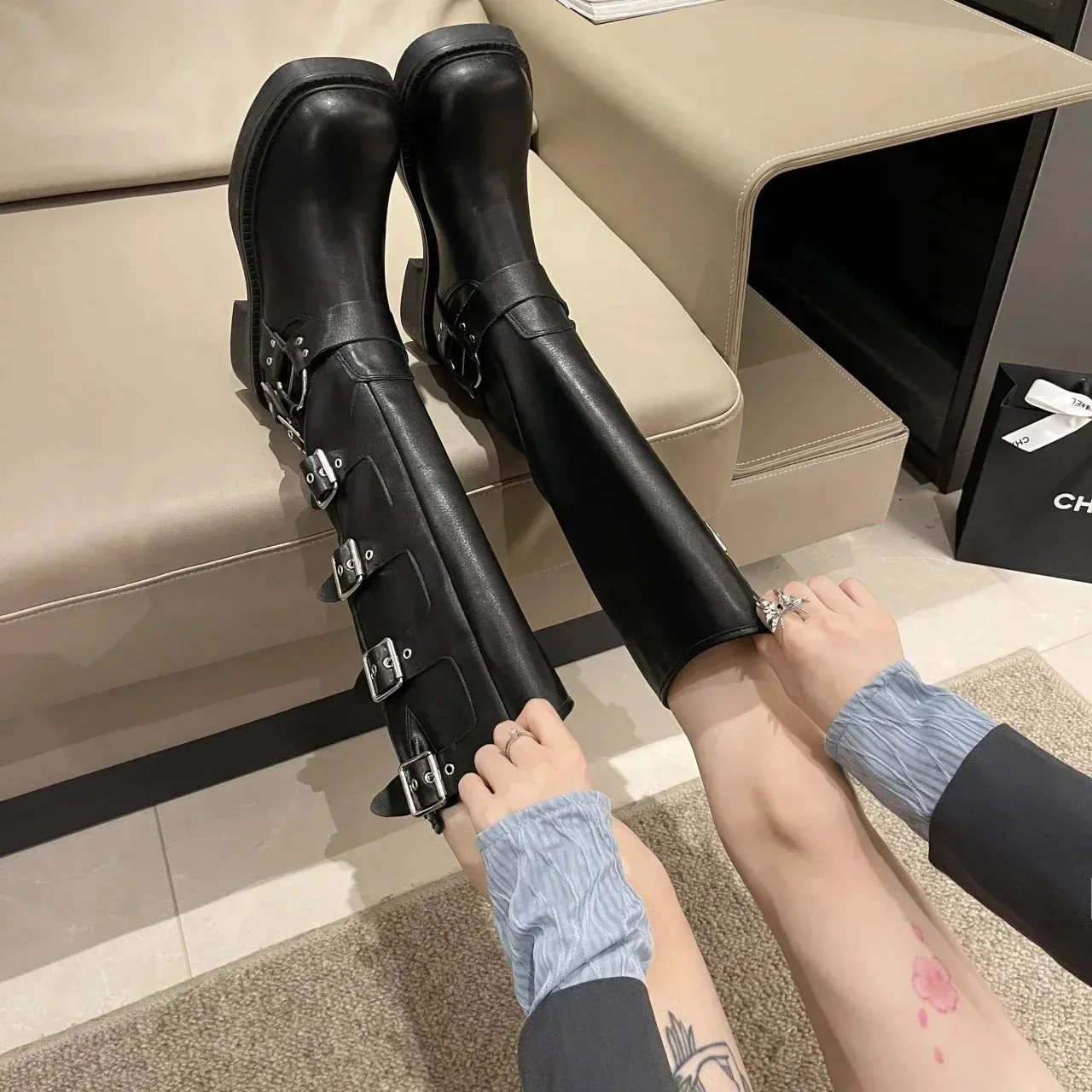 TEFFIE BOOTS HIGH KNEE