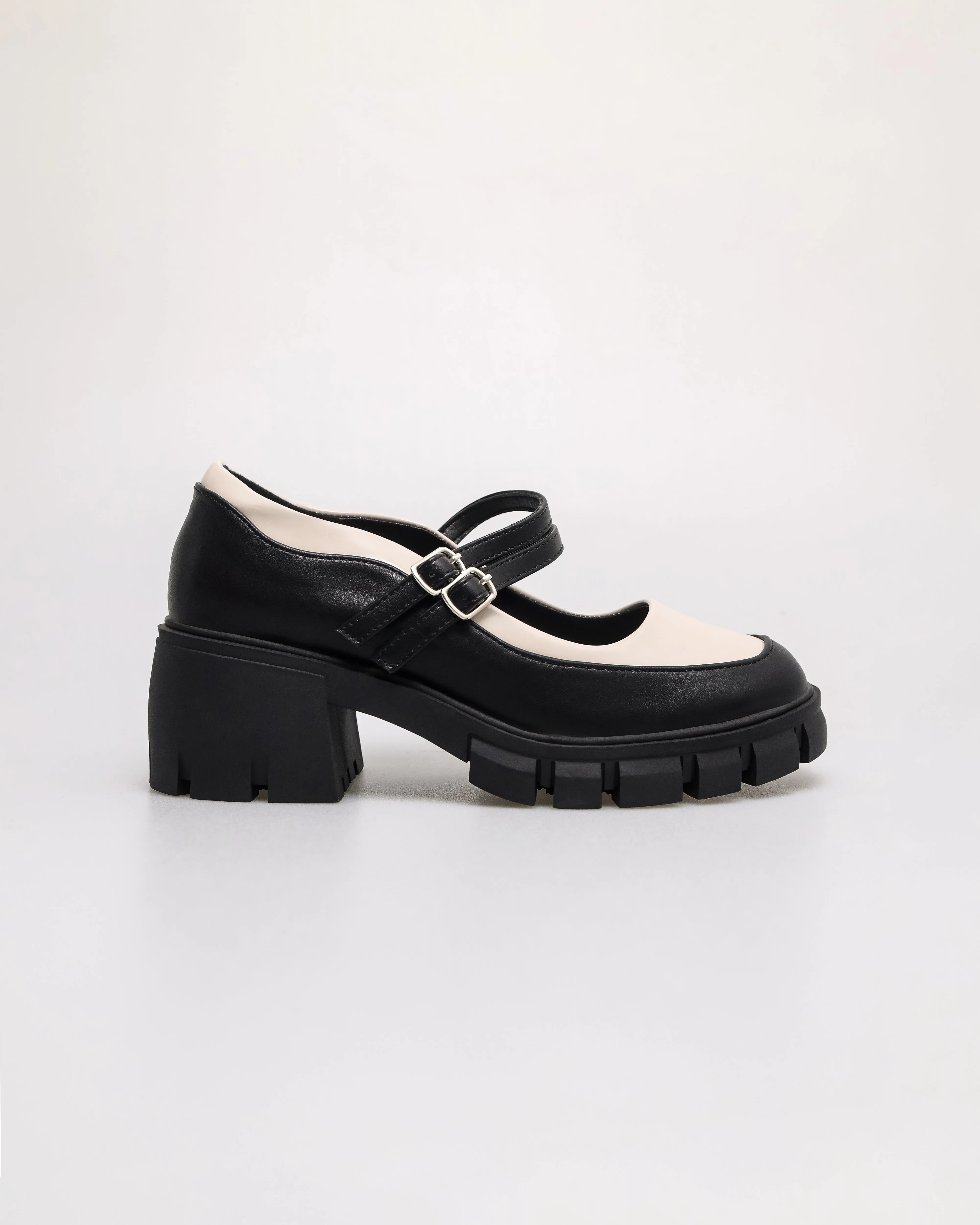 Tomaz NN396 Ladies Loafers Block Heels
