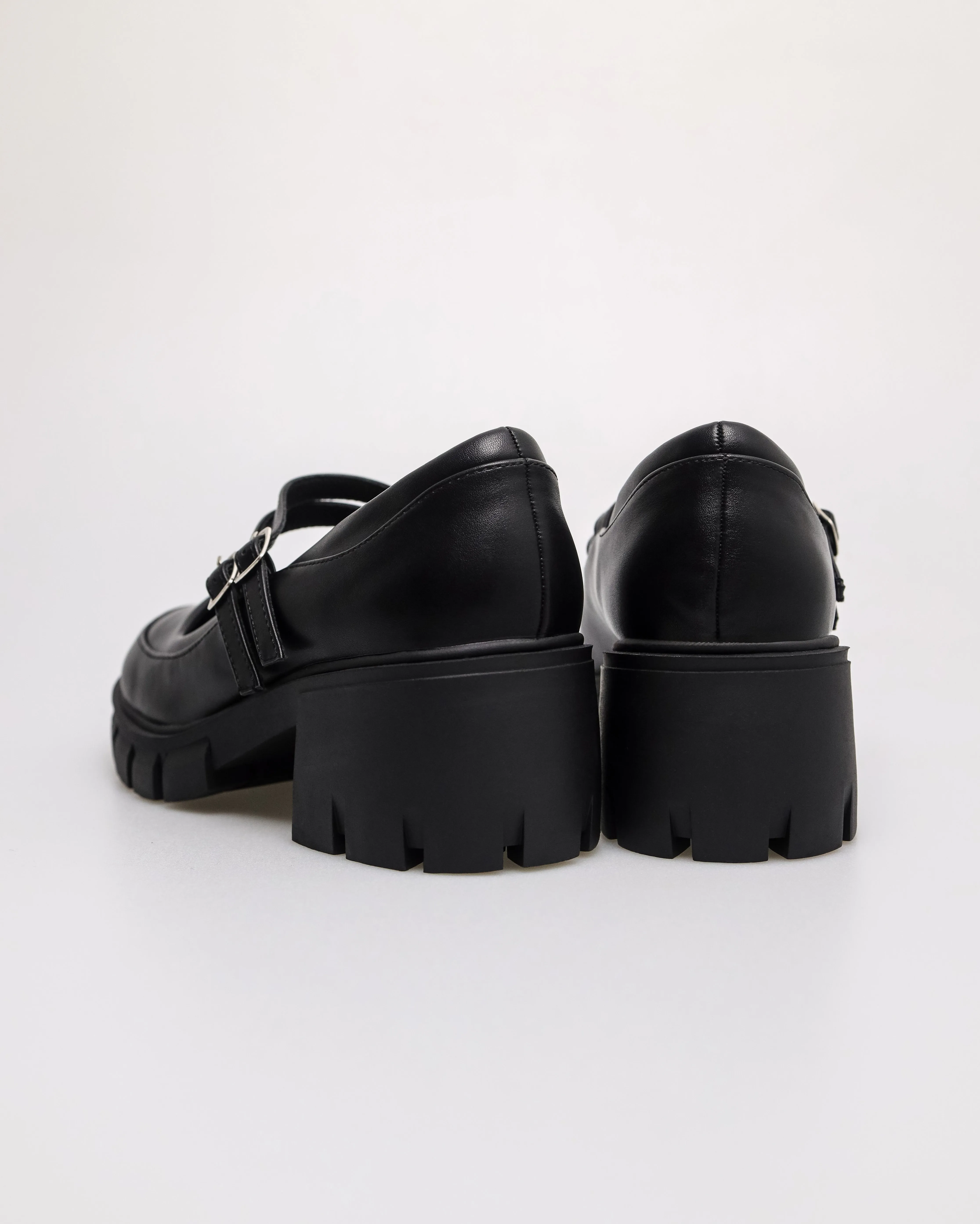 Tomaz NN396 Ladies Loafers Block Heels