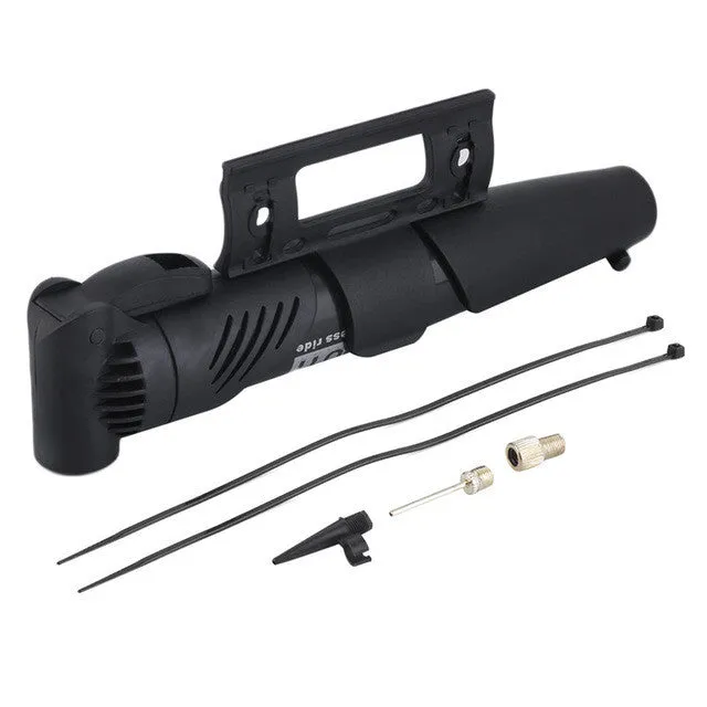 Ultralight Bicycle/Ball Pump With With Frame Holder And 3 Switchable Nozzles/Ball Needle