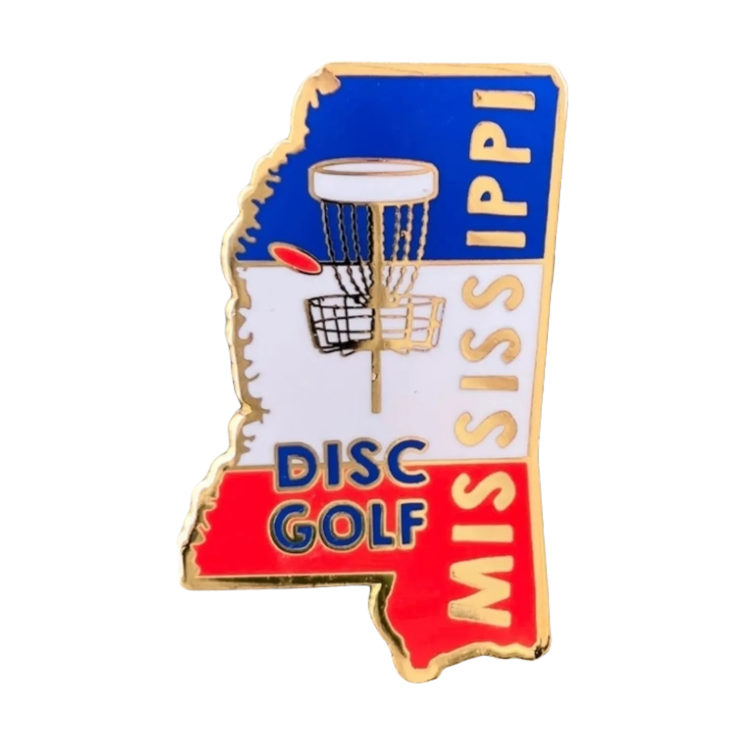 USA & State Disc Golf Pins