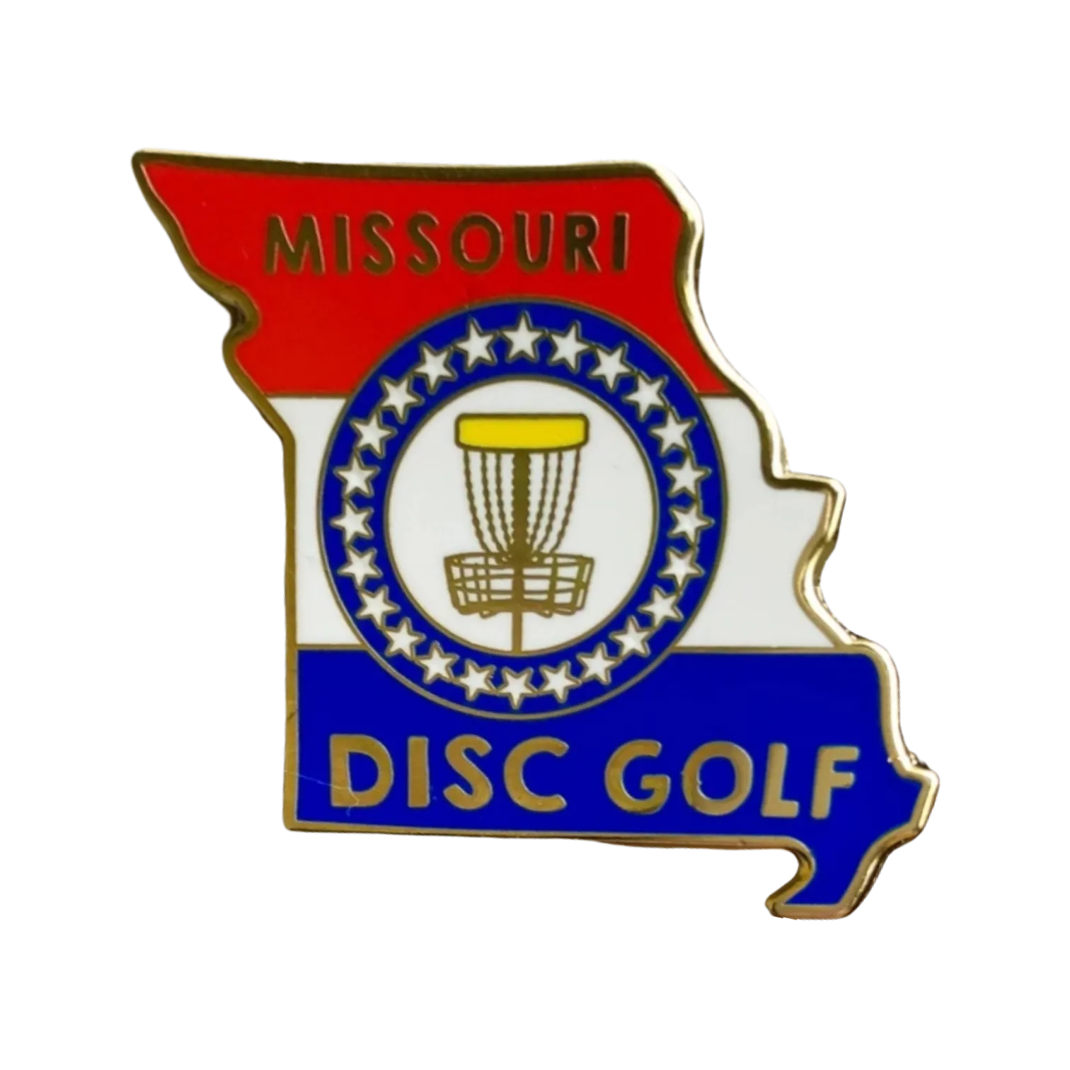 USA & State Disc Golf Pins