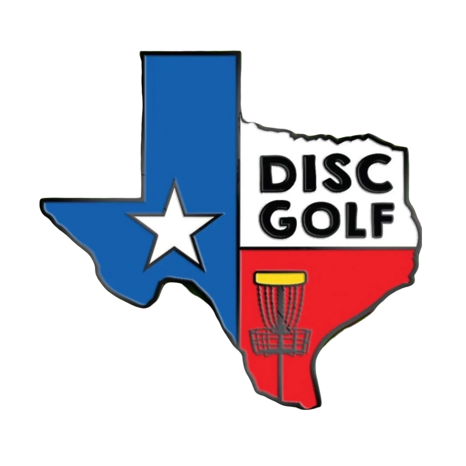 USA & State Disc Golf Pins
