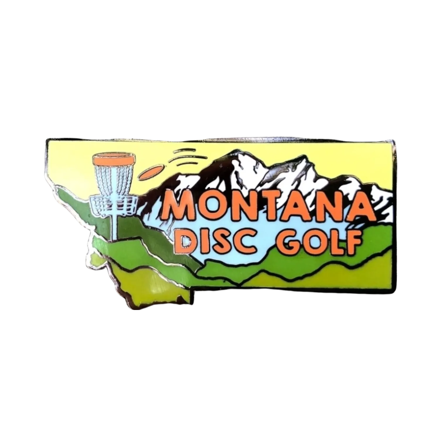 USA & State Disc Golf Pins