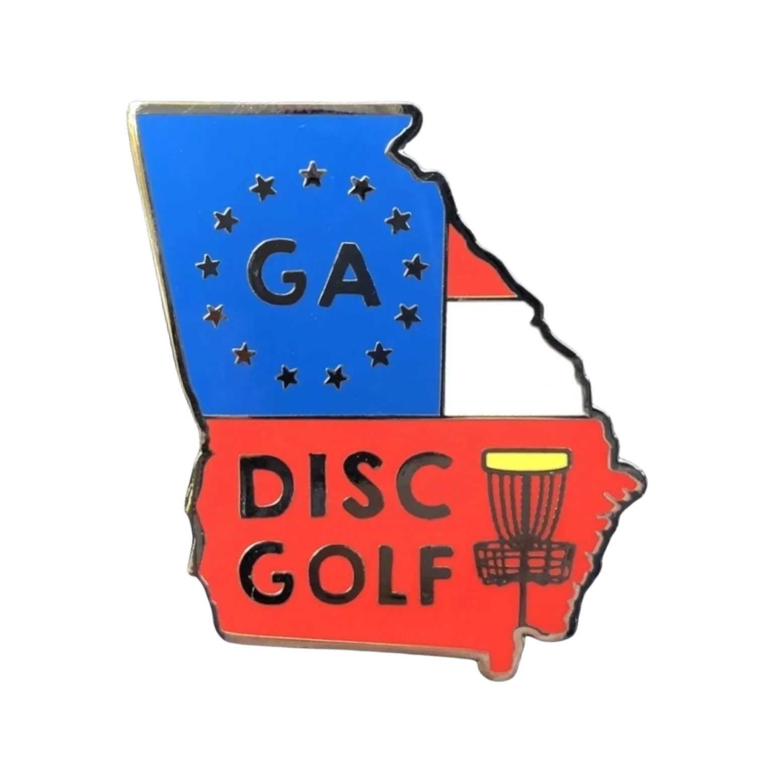 USA & State Disc Golf Pins