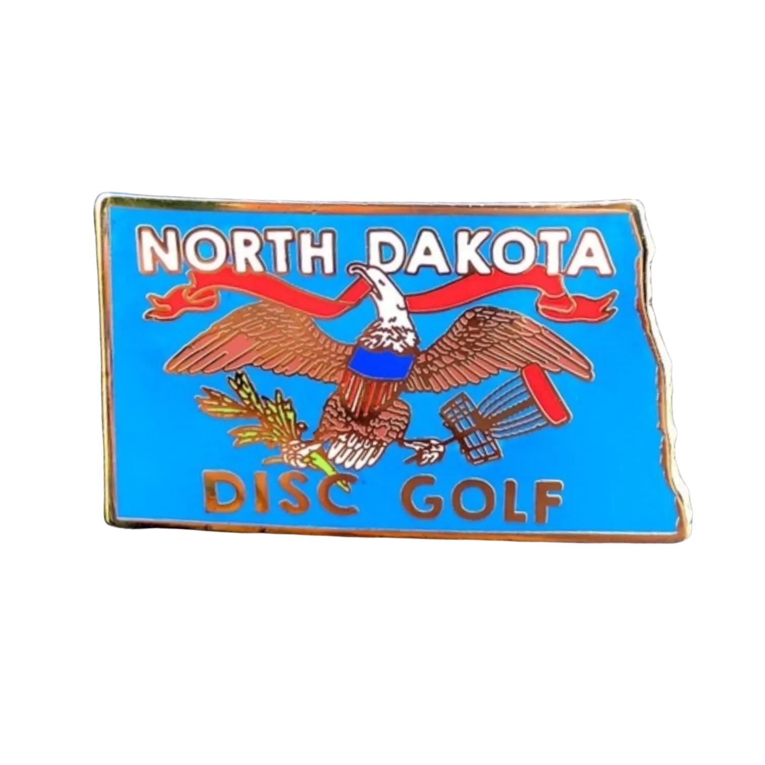 USA & State Disc Golf Pins