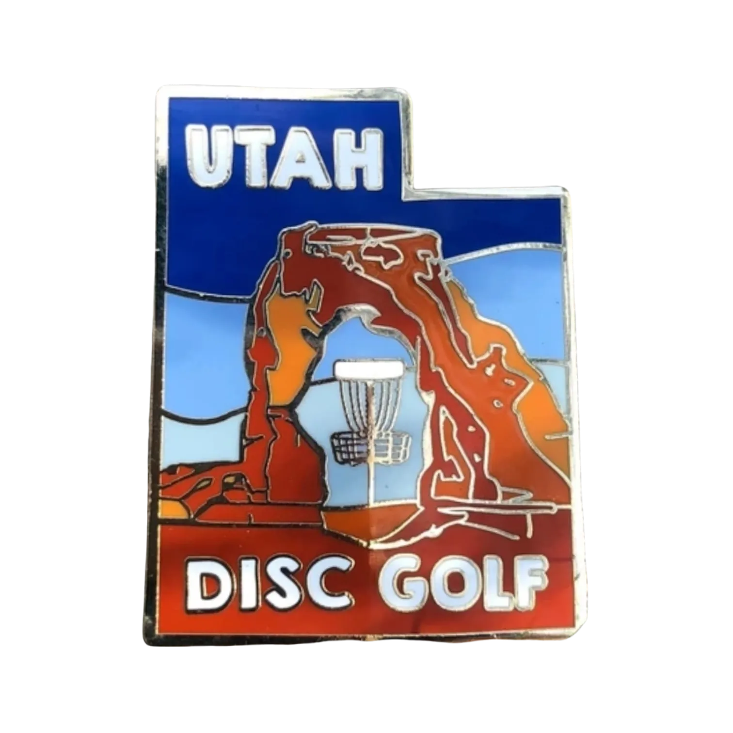 USA & State Disc Golf Pins
