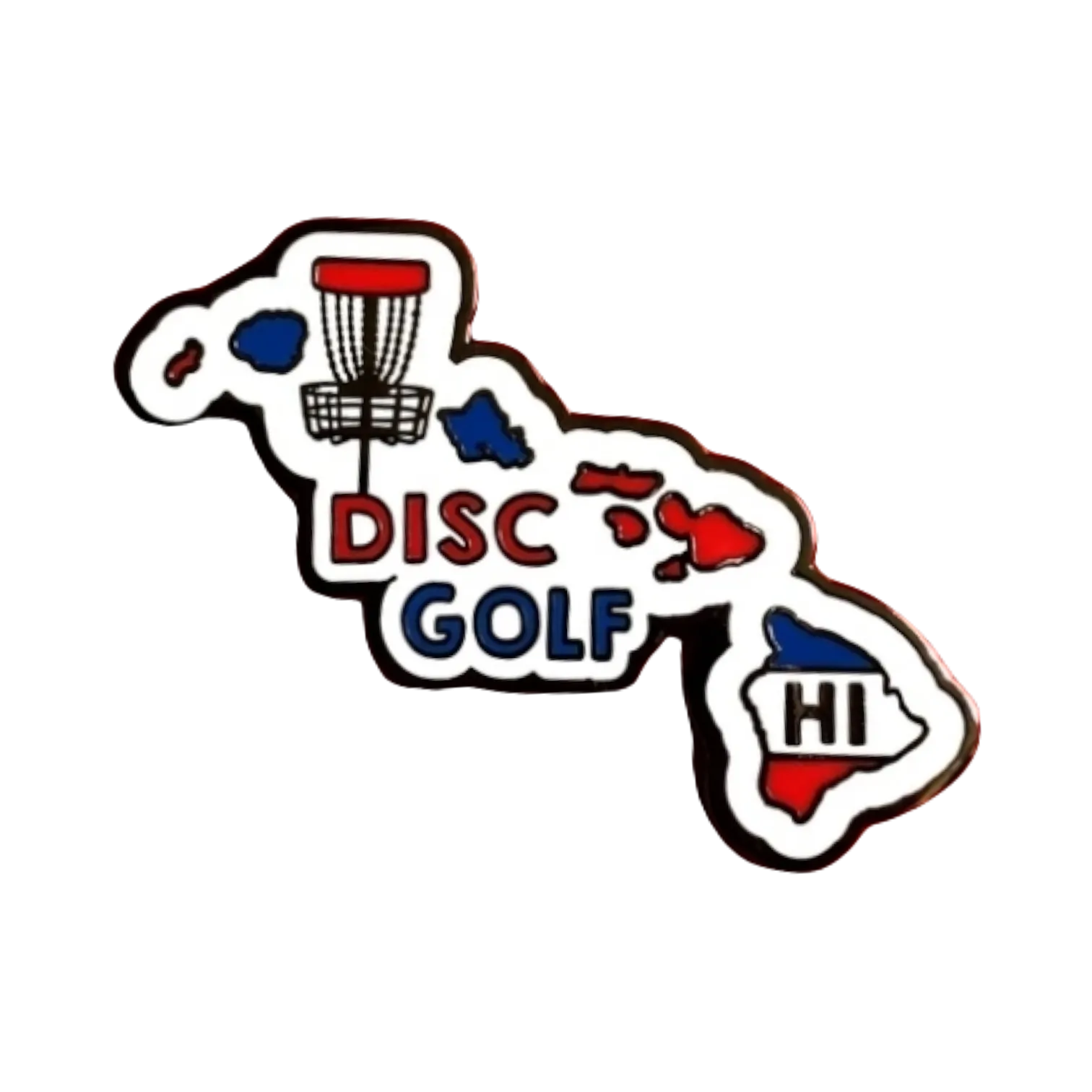 USA & State Disc Golf Pins