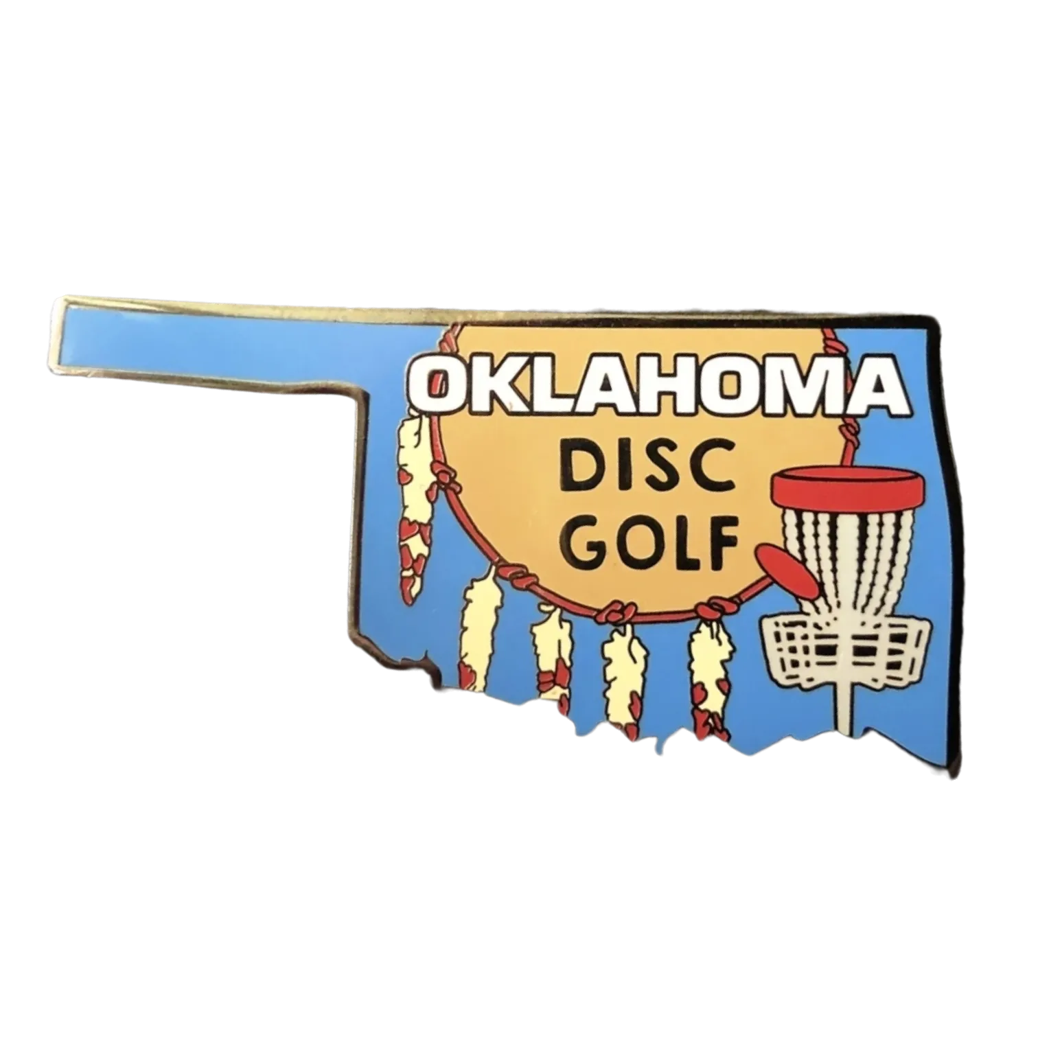 USA & State Disc Golf Pins