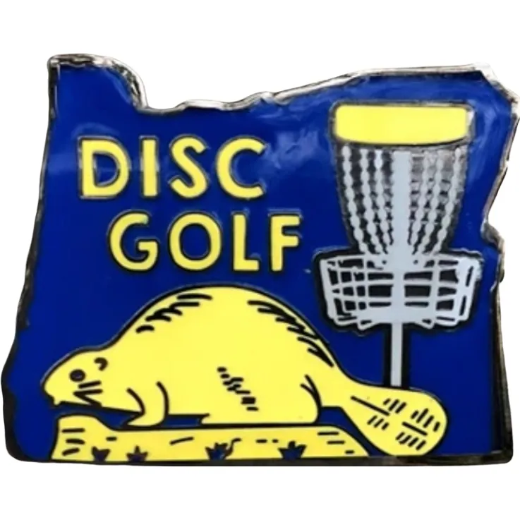 USA & State Disc Golf Pins