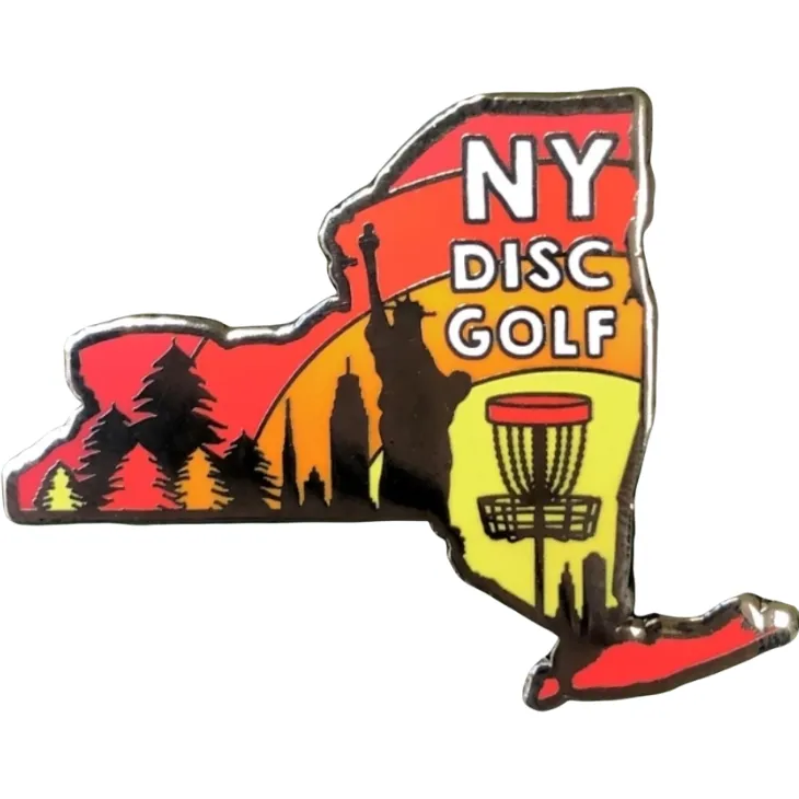 USA & State Disc Golf Pins