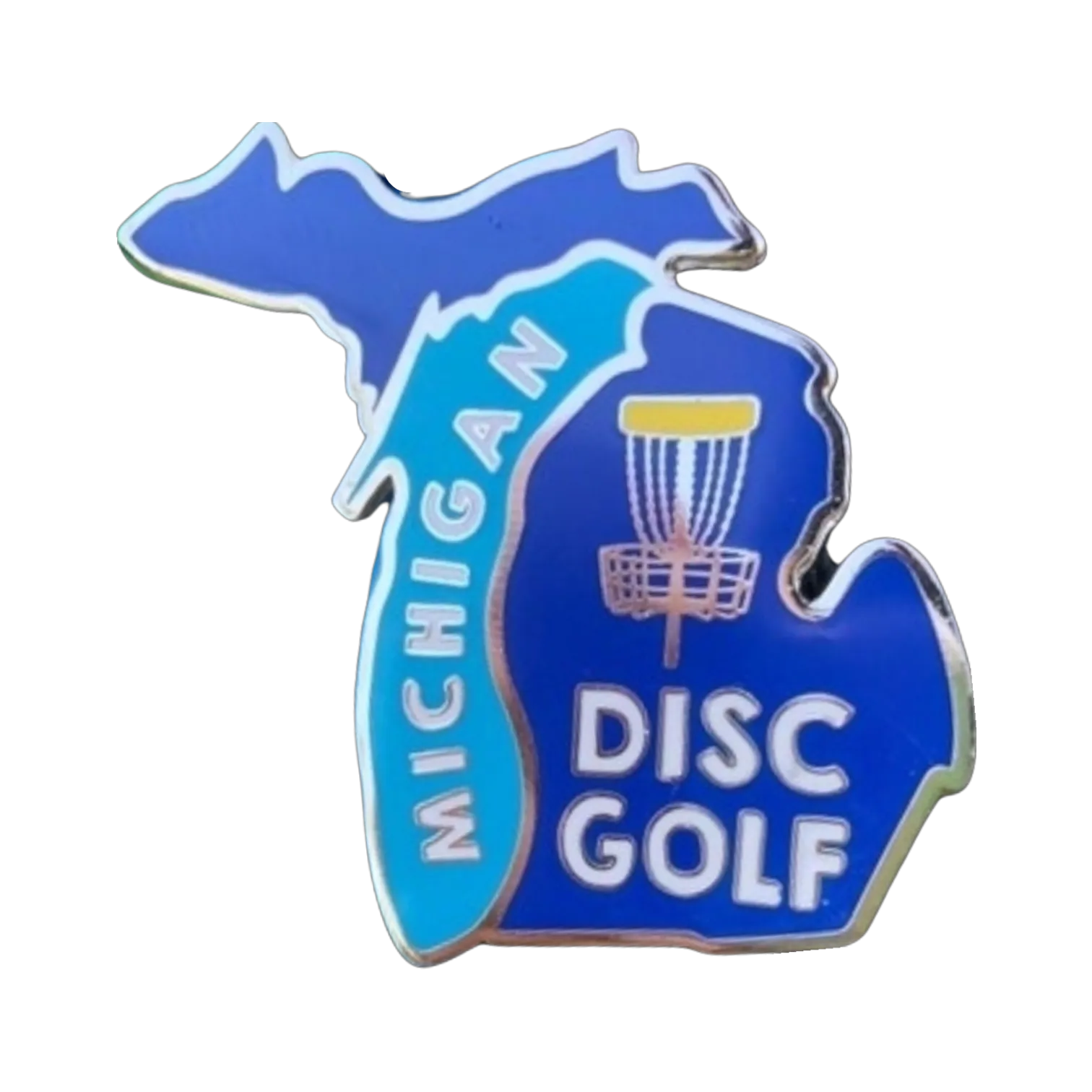 USA & State Disc Golf Pins