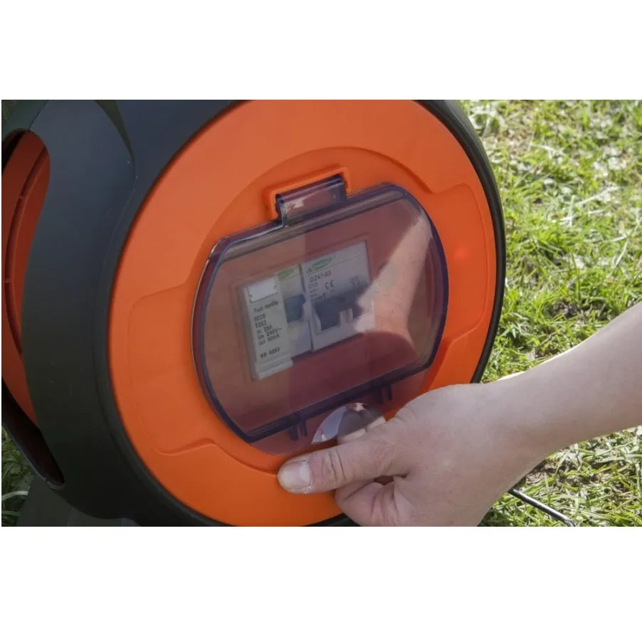 Vango Voltaic Roll Away Mains Kit - Black/Orange