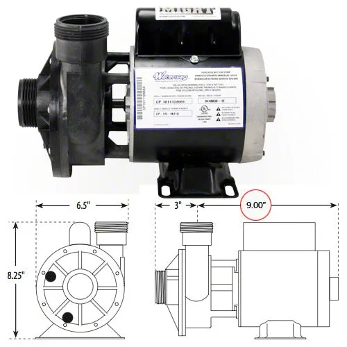 Waterway Iron Might Circulation Pump - 115V - 3410030-1E