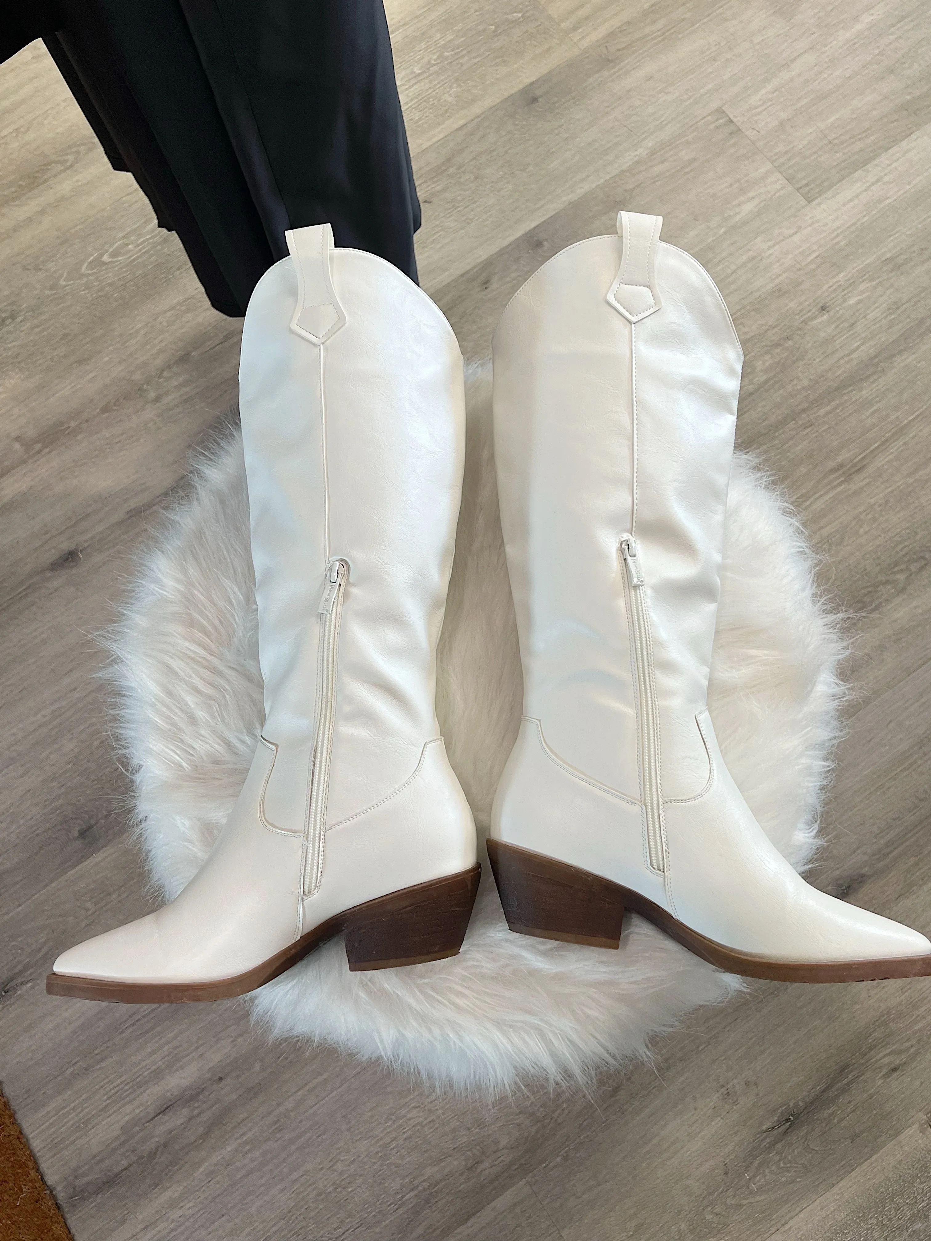 White Cowboy Boots