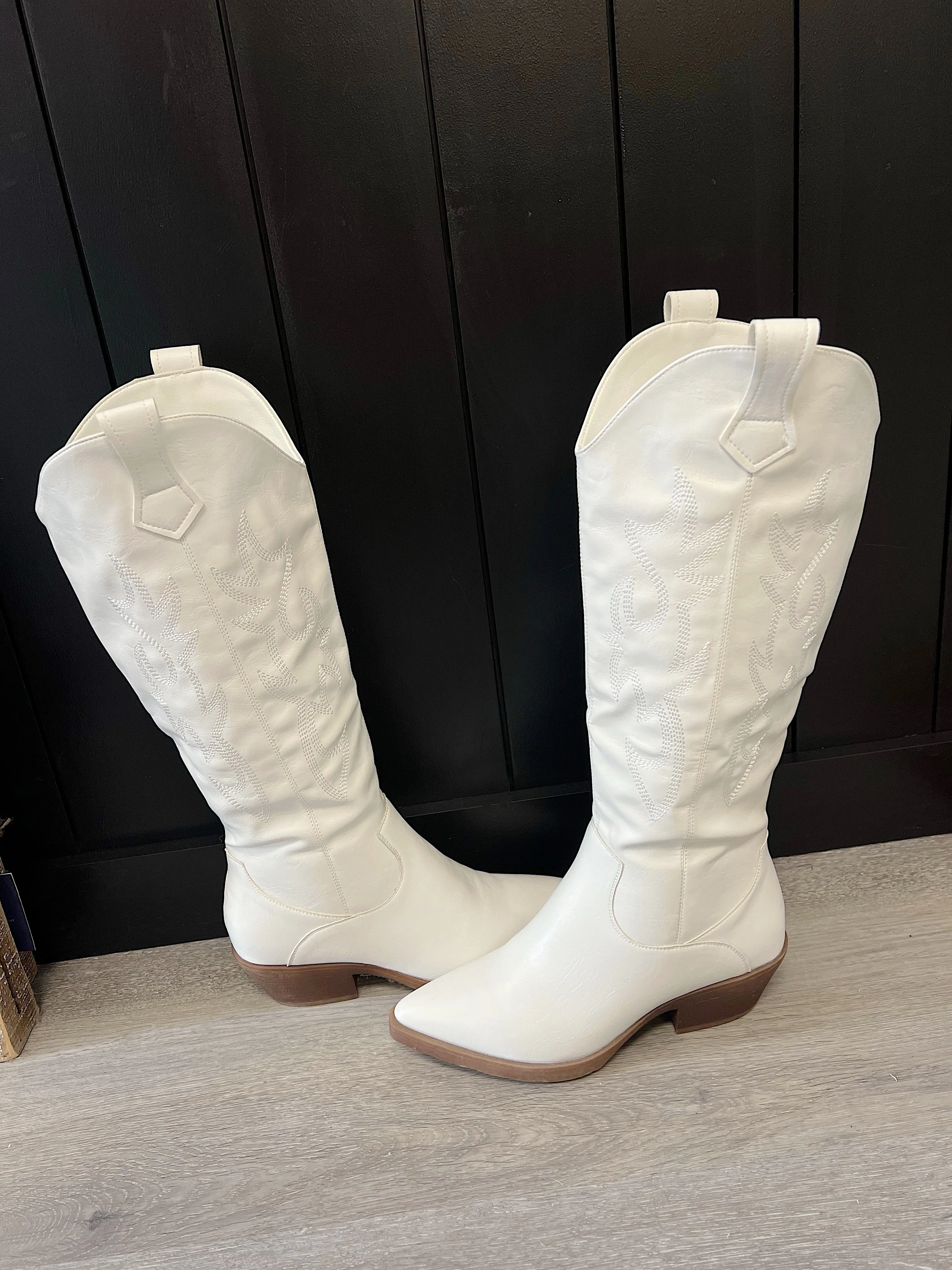 White Cowboy Boots