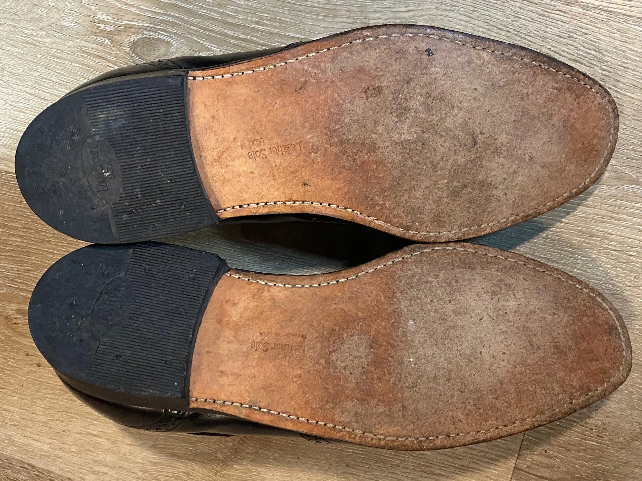 Wingtip Brogue Dexter Loafer Shoes 8.5M 41/42 (USA)