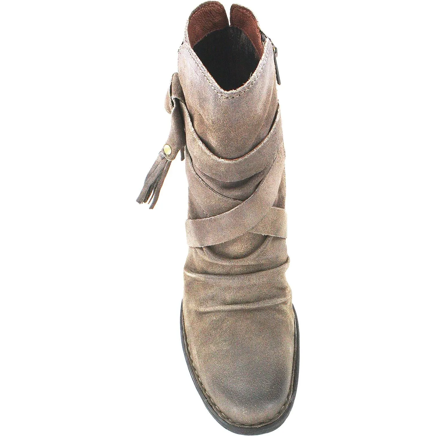 Women's Born Eton Taupe Distressed Suede