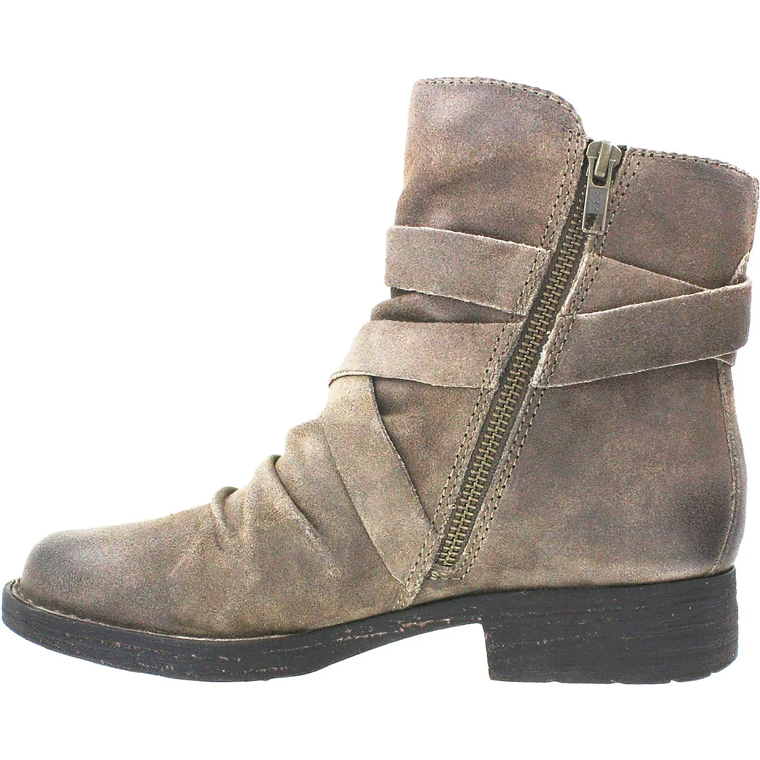 Women's Born Eton Taupe Distressed Suede
