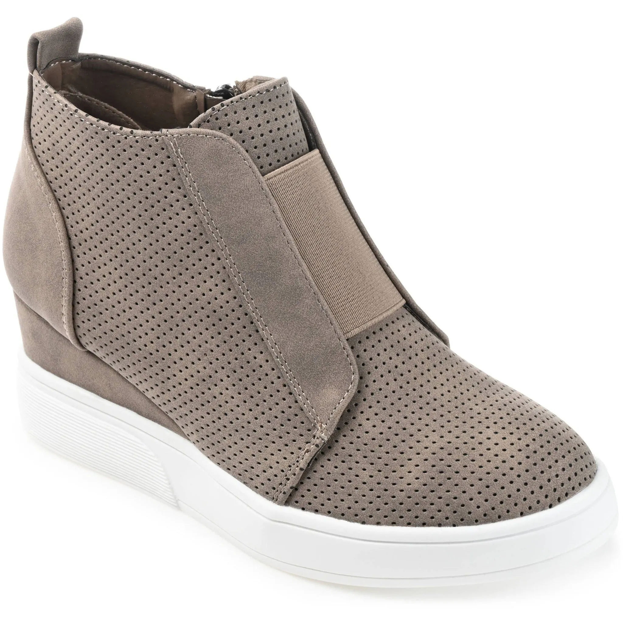 Women's Clara Sneaker Wedge- Taupe