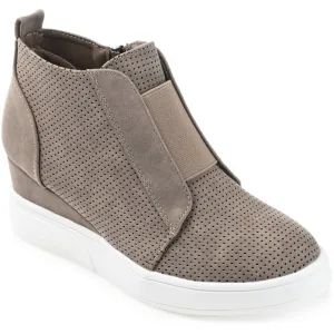 Women's Clara Sneaker Wedge- Taupe